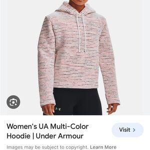 Under Armour Women's Striped Hoodie - Multi Colored NWT